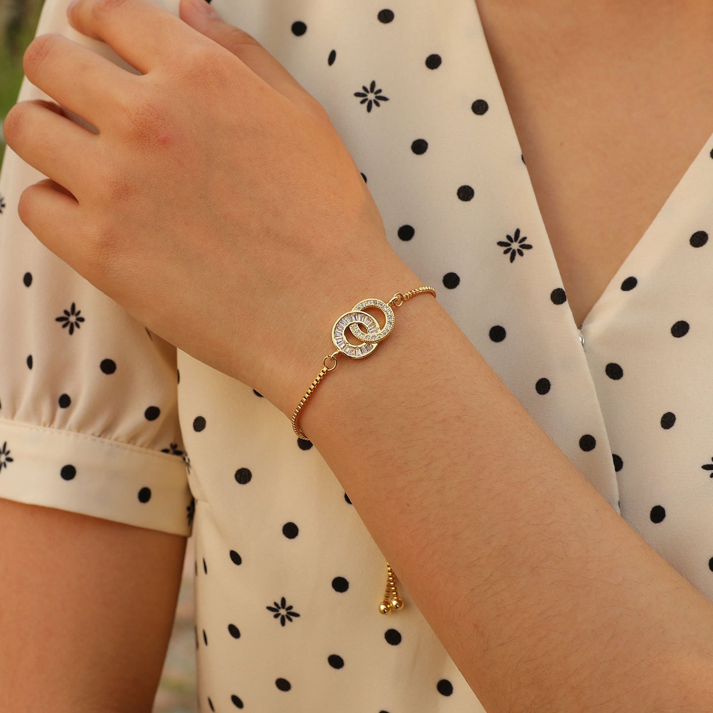 Adjustable Infinity Double-layer Bracelet