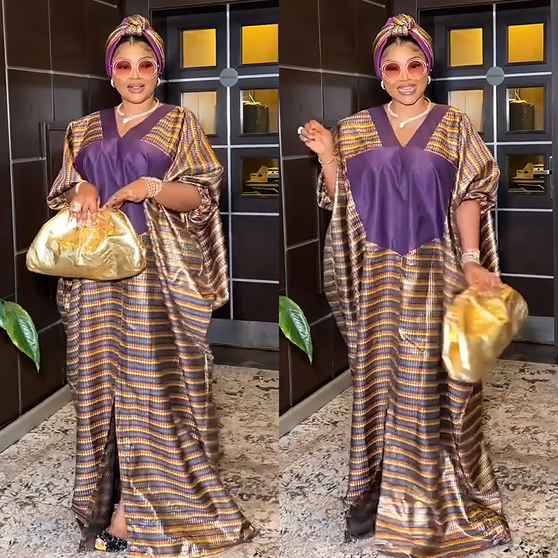 Women's African Fashion Robe Dress