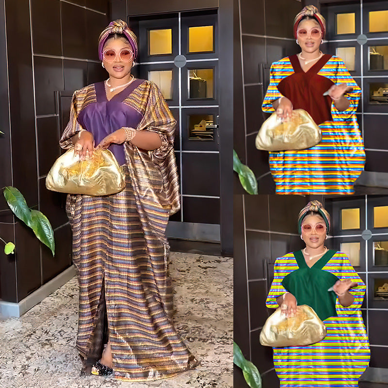 Women's African Fashion Robe Dress
