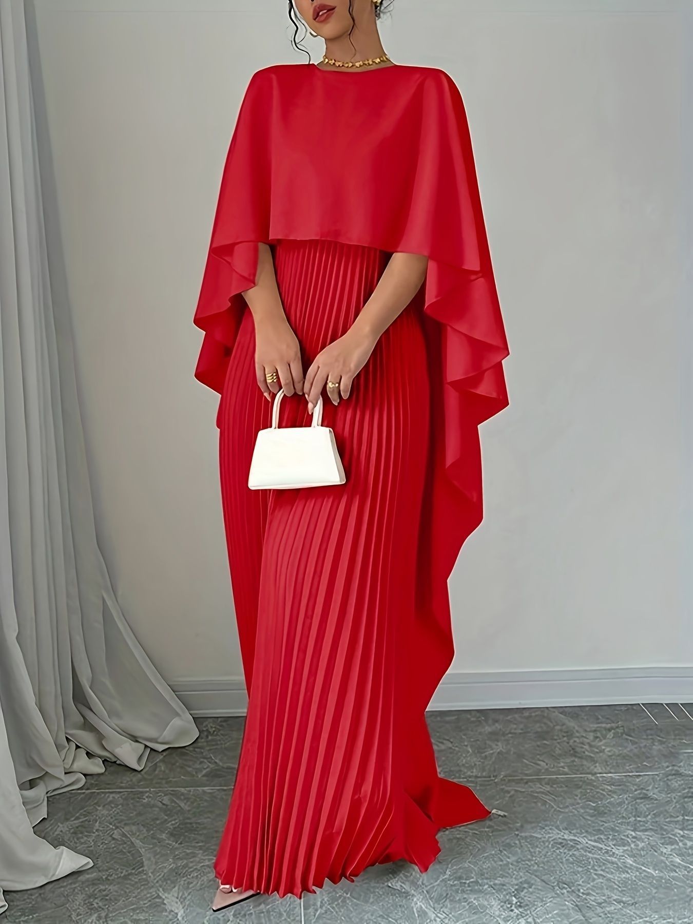 Women's Loose Batwing Sleeve Dress