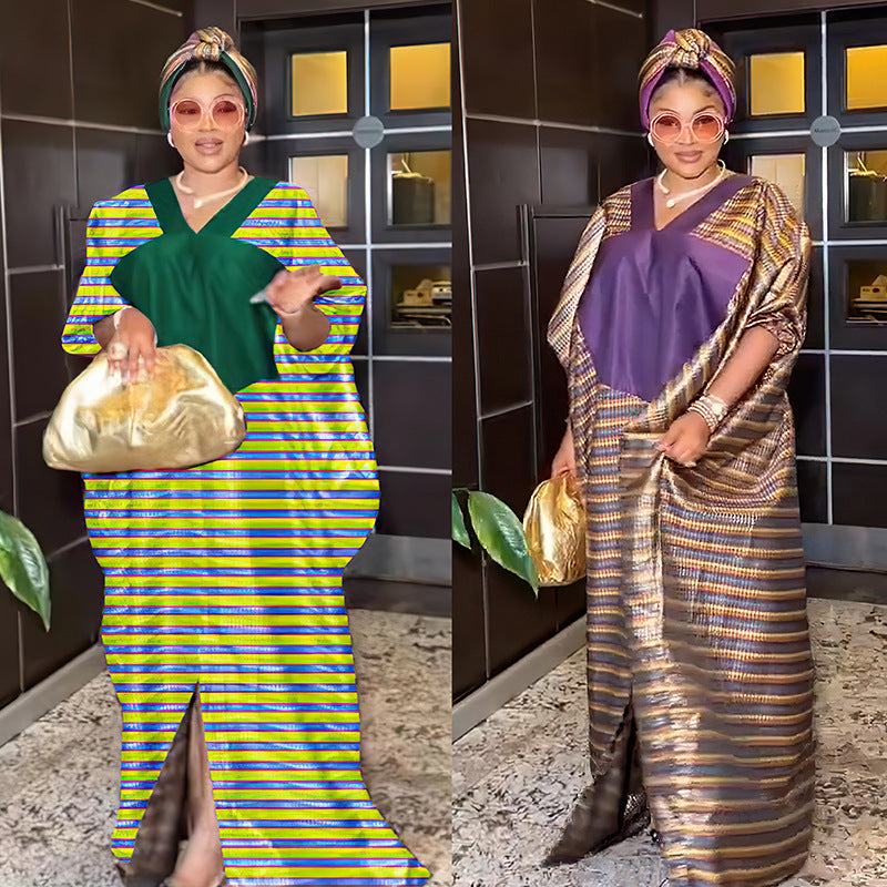 Women's African Fashion Robe Dress