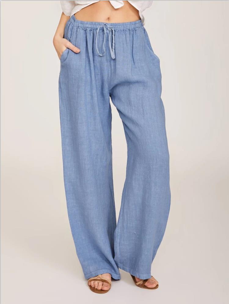 Women's Casual Cotton And Linen Loose Pants