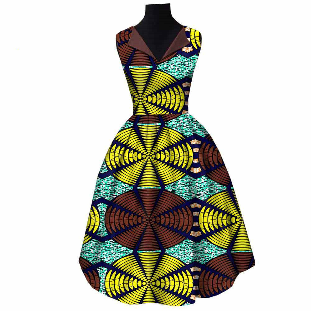 African Cotton Batik Dress