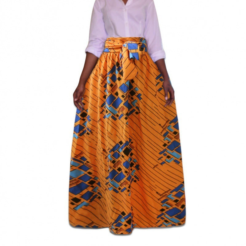 Women's African Printed Skirt