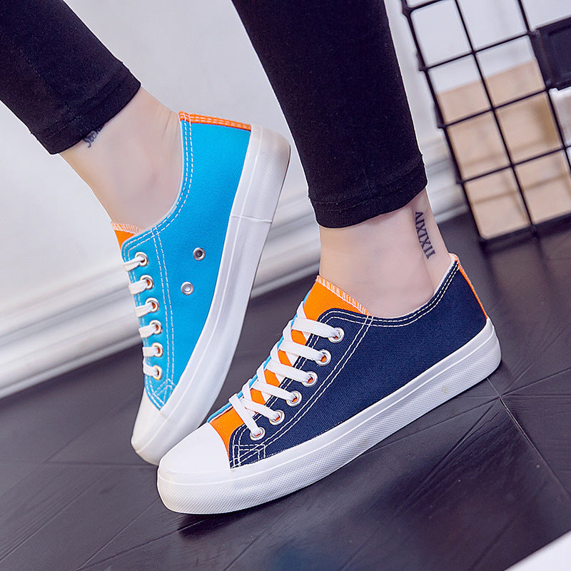Couple's two color shoes