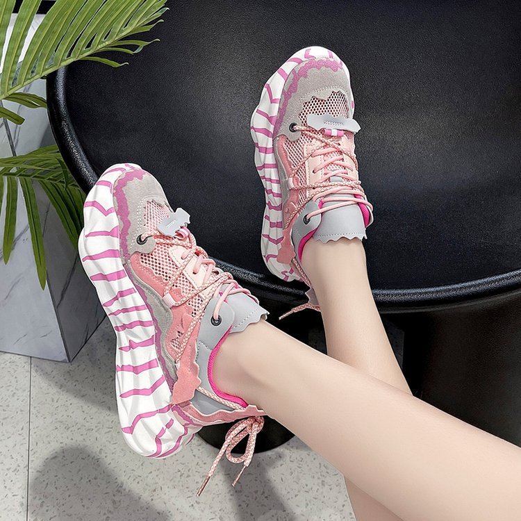 New Transparent Mesh Soft Leather Shoes