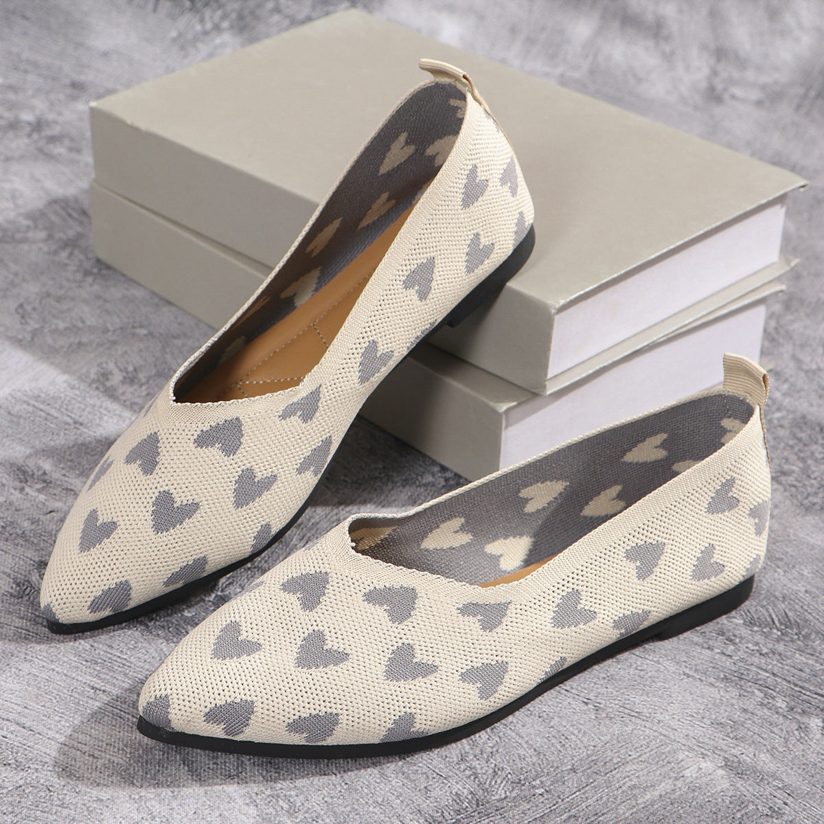 Women's Flat Casual Light Knit Shoes