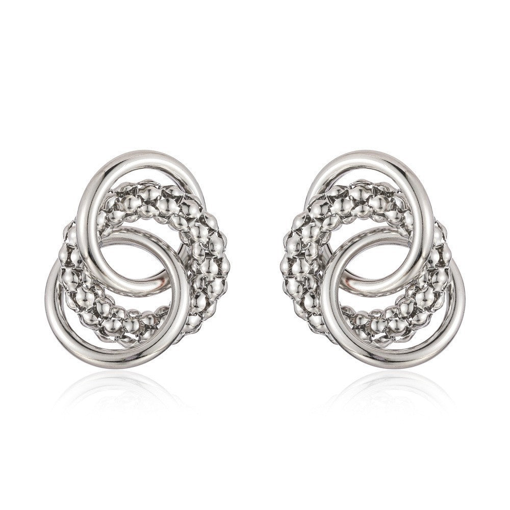 High-grade Large Circle Retro Design Earrings