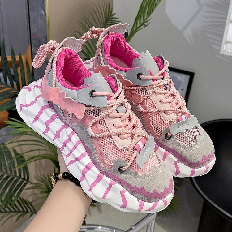 New Transparent Mesh Soft Leather Shoes