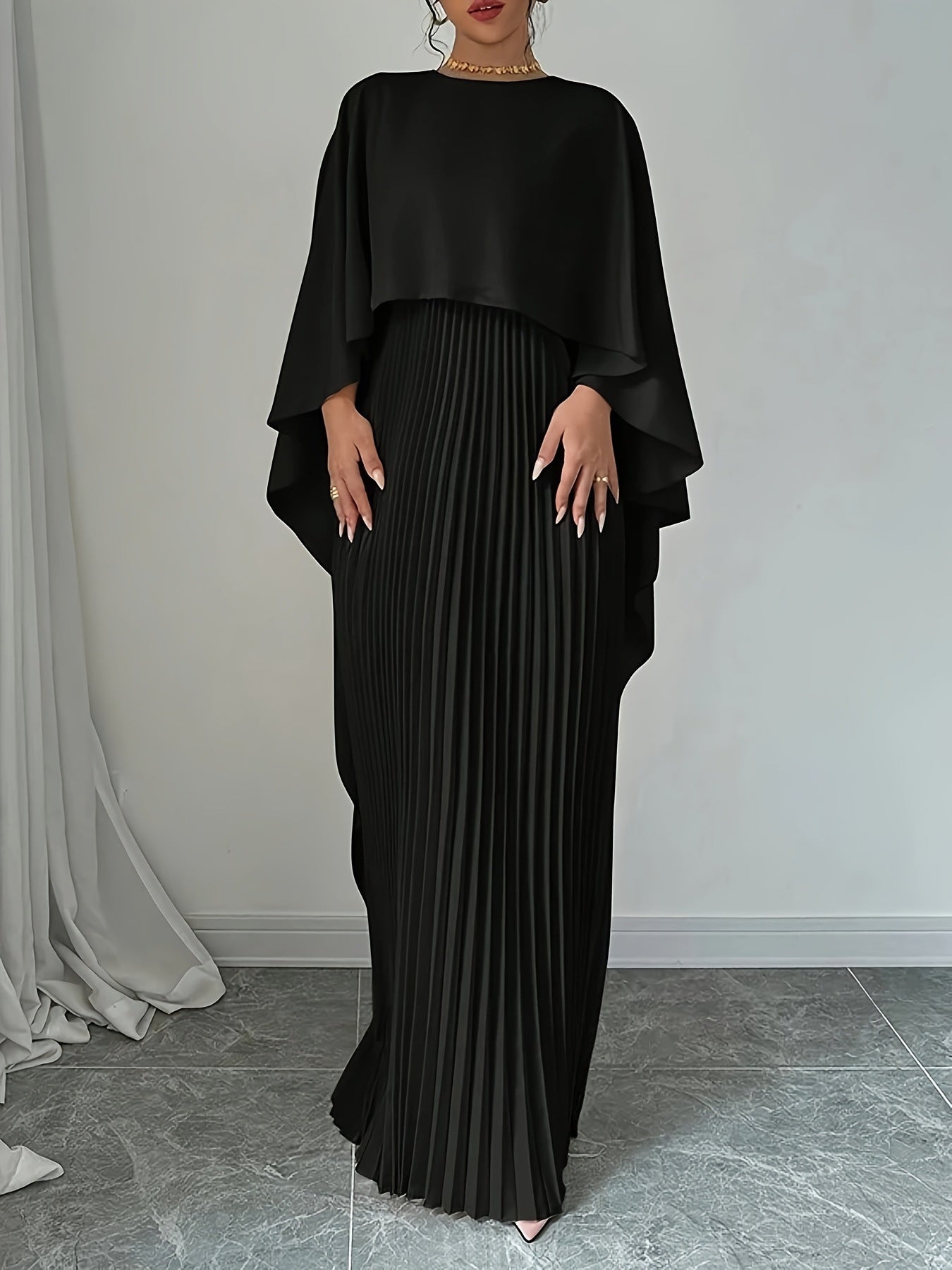 Women's Loose Batwing Sleeve Dress