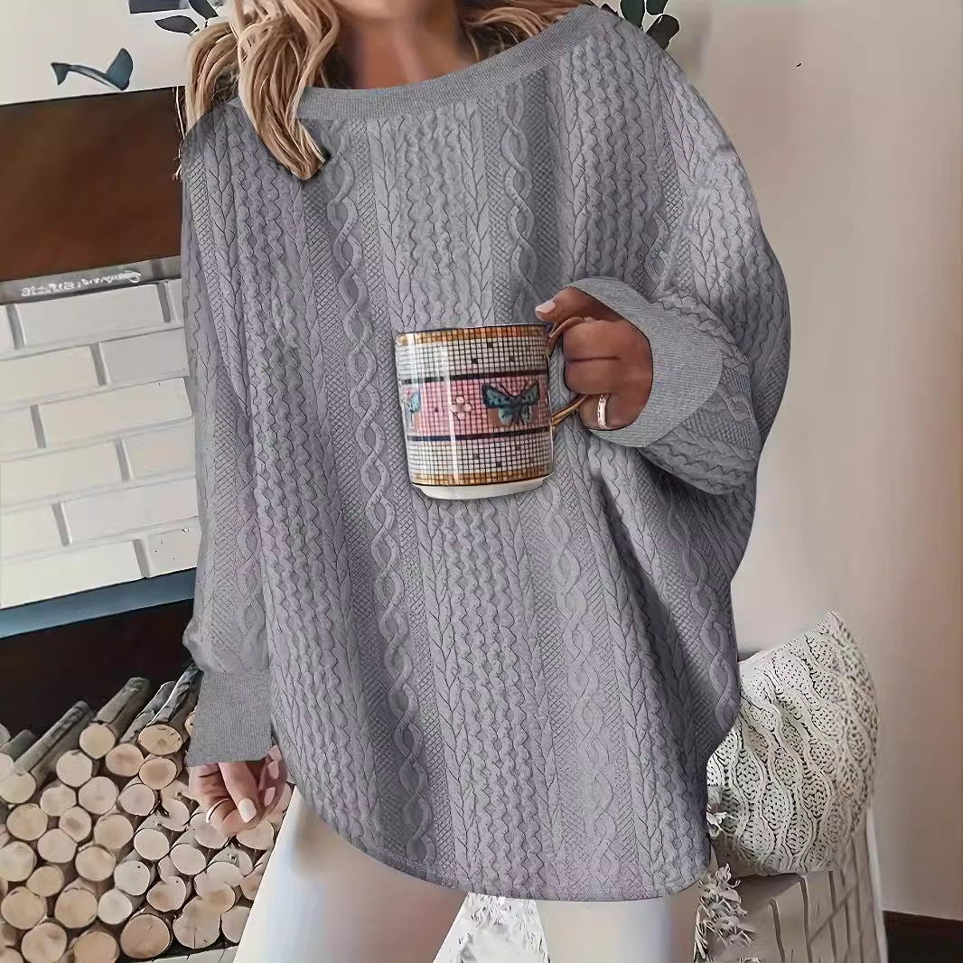 Lazy Loose Pullover Sweatershirt