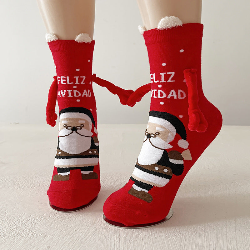 Magnetic Xmas Socks for Couples