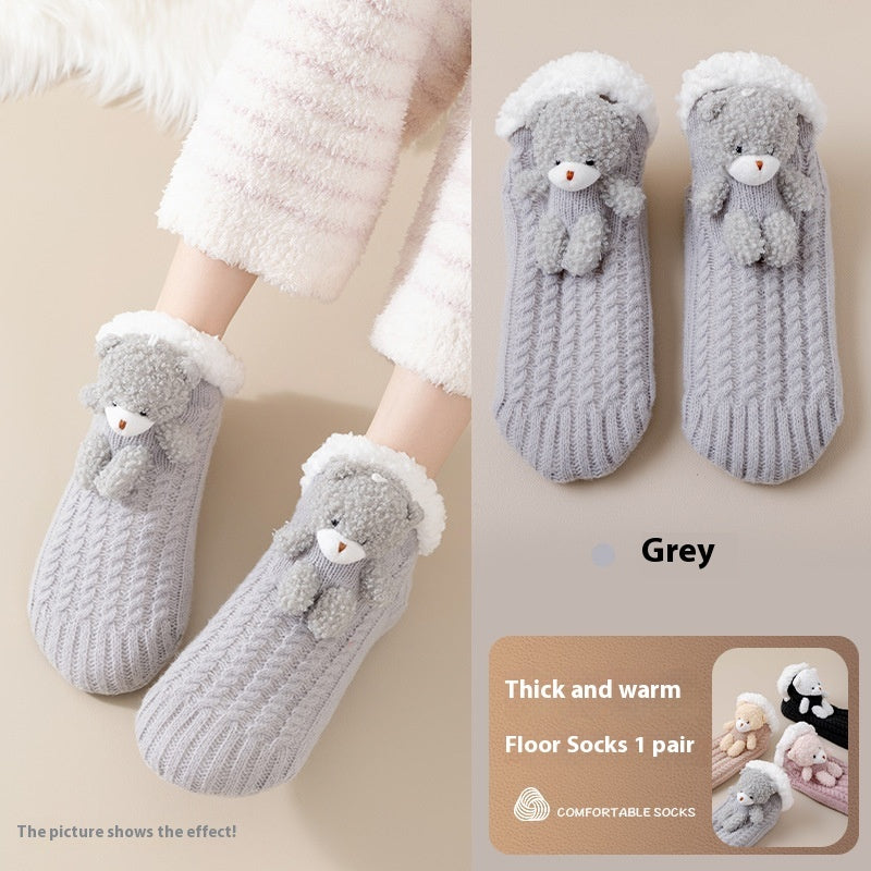 Women's Thick Socks Winter Fleece Lined