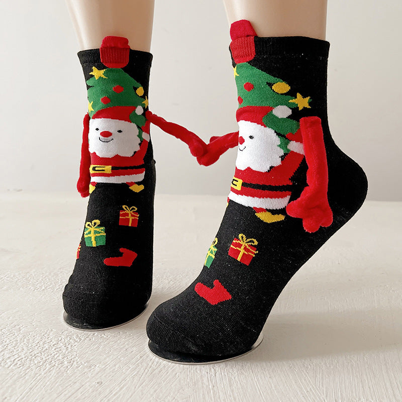Magnetic Xmas Socks for Couples