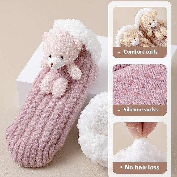 Women's Thick Socks Winter Fleece Lined