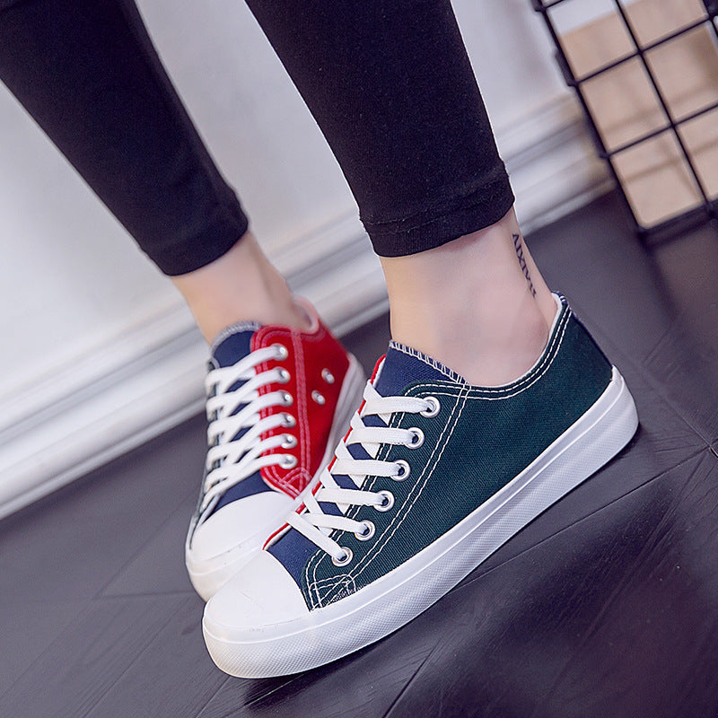 Couple's two color shoes