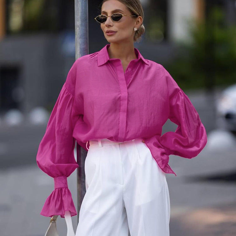 Long Sleeves Loose Shirt