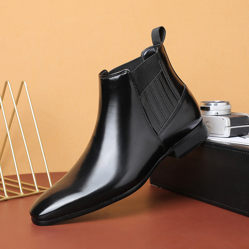 Business Formal Leather style Boots For Men