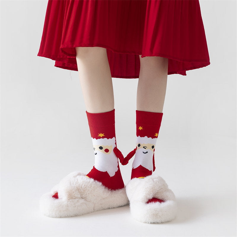 Magnetic Xmas Socks for Couples