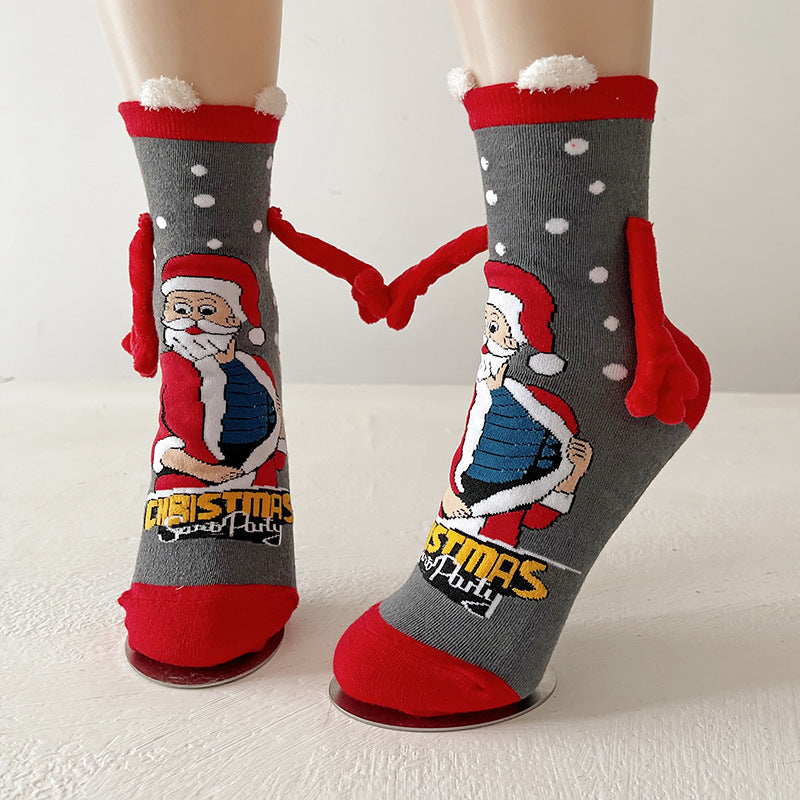 Magnetic Xmas Socks for Couples