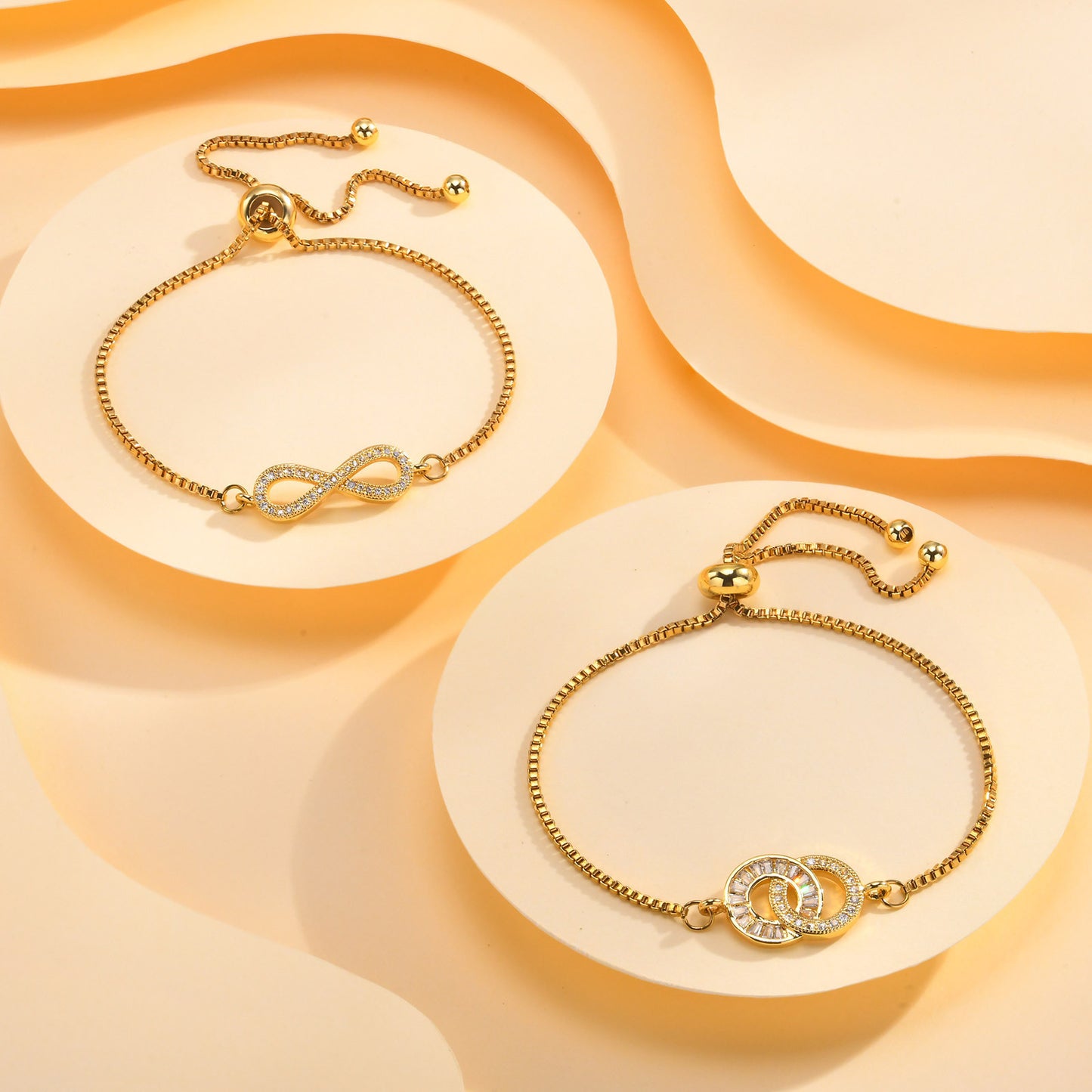 Adjustable Infinity Double-layer Bracelet