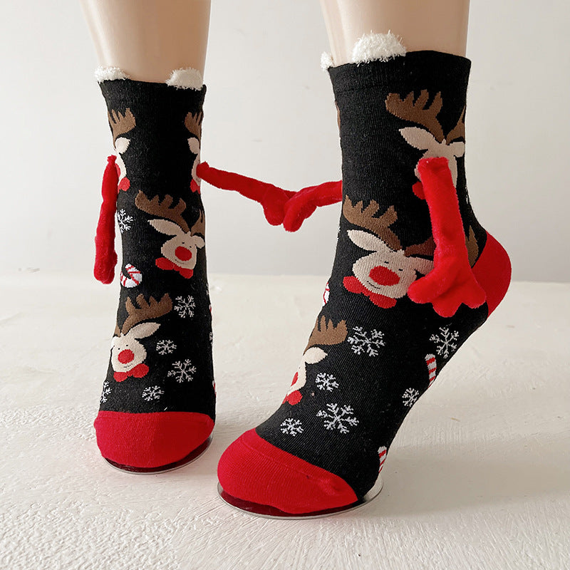 Magnetic Xmas Socks for Couples