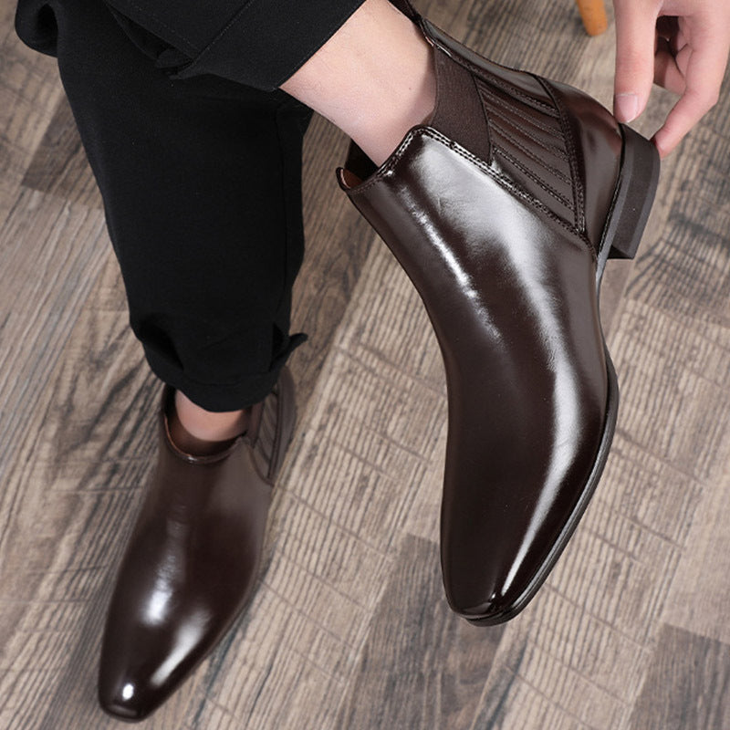 Business Formal Leather style Boots For Men