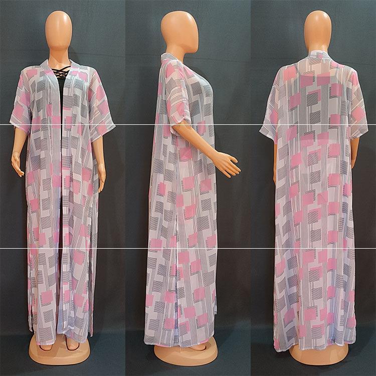 African Women 3 Piece Set Tank Robe