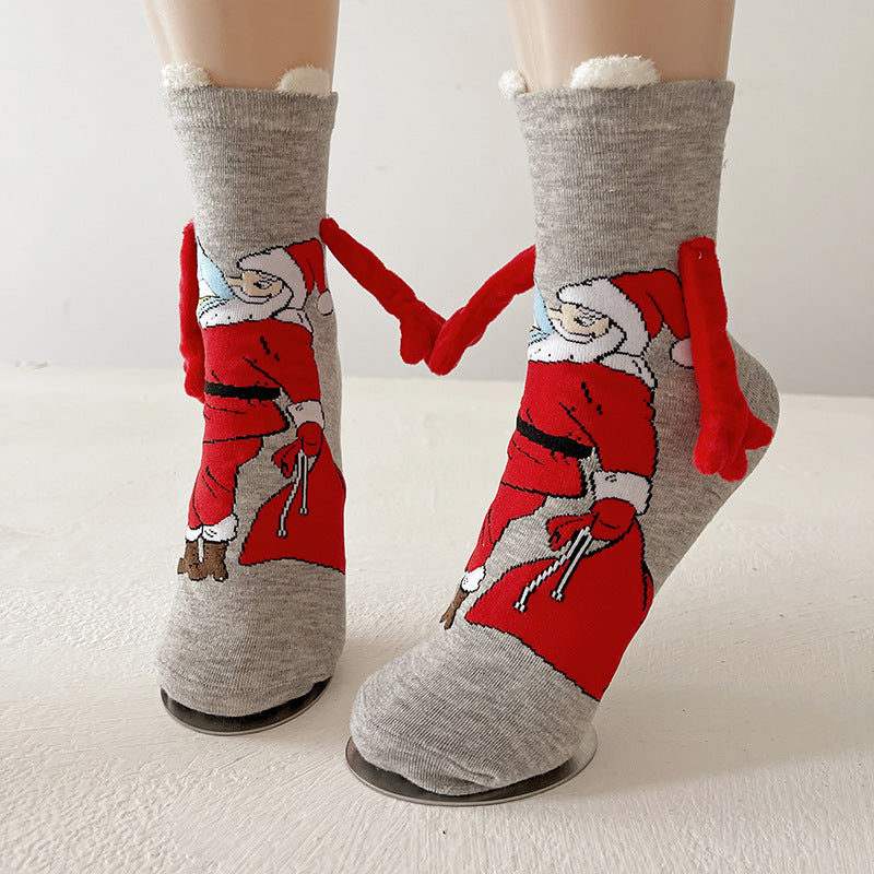 Magnetic Xmas Socks for Couples