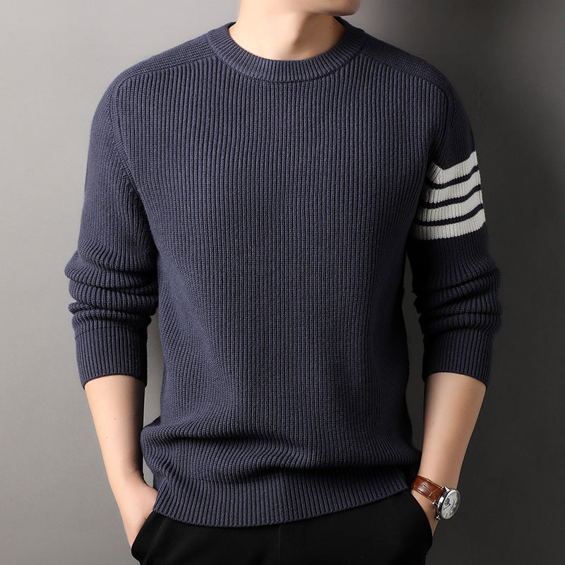 Men's Loose-fitting Pullover Round-Neck Shirt