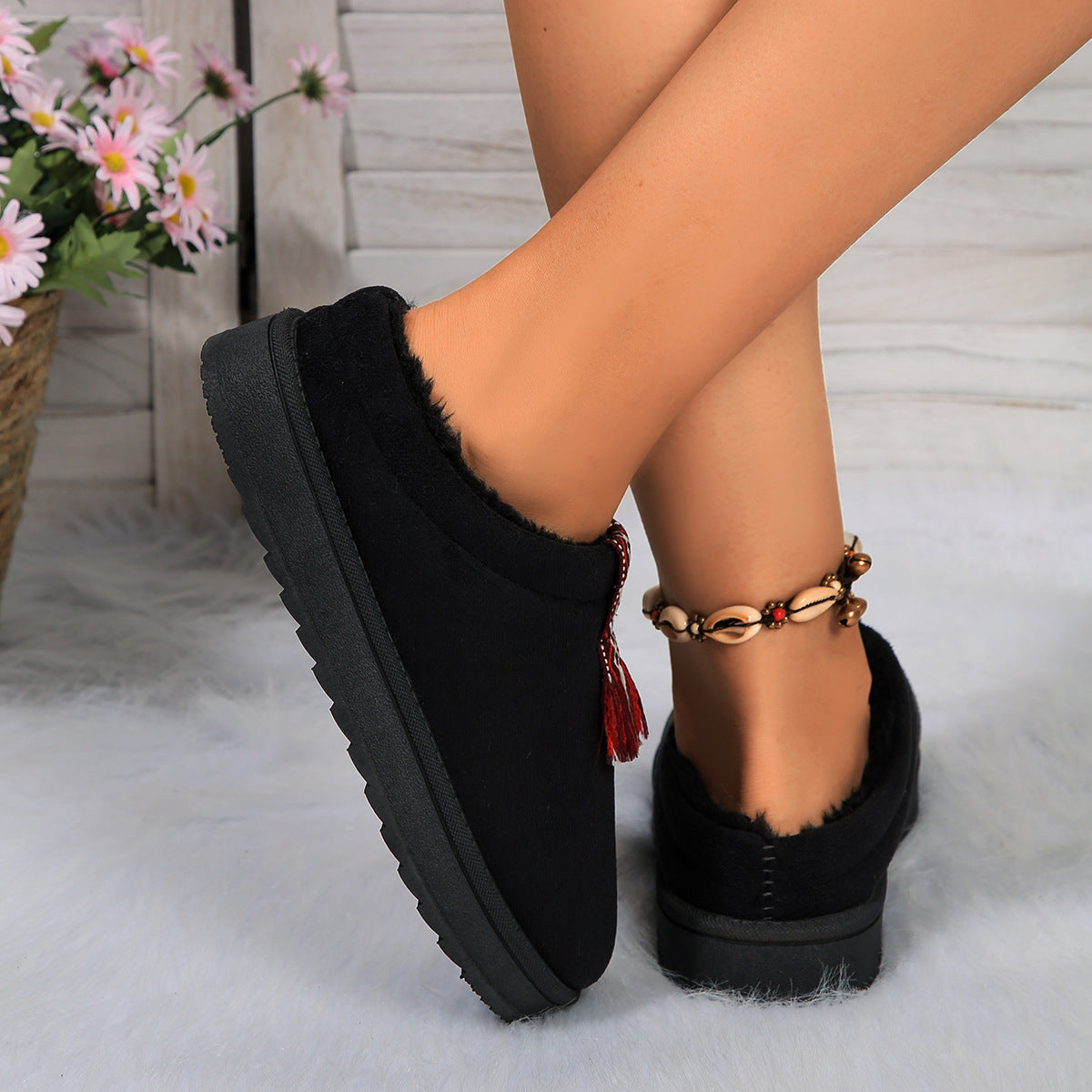 Winter Plush Home Slippers