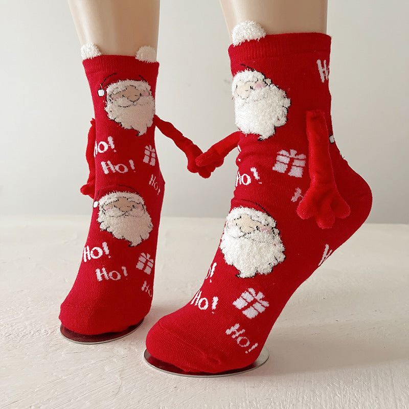 Magnetic Xmas Socks for Couples