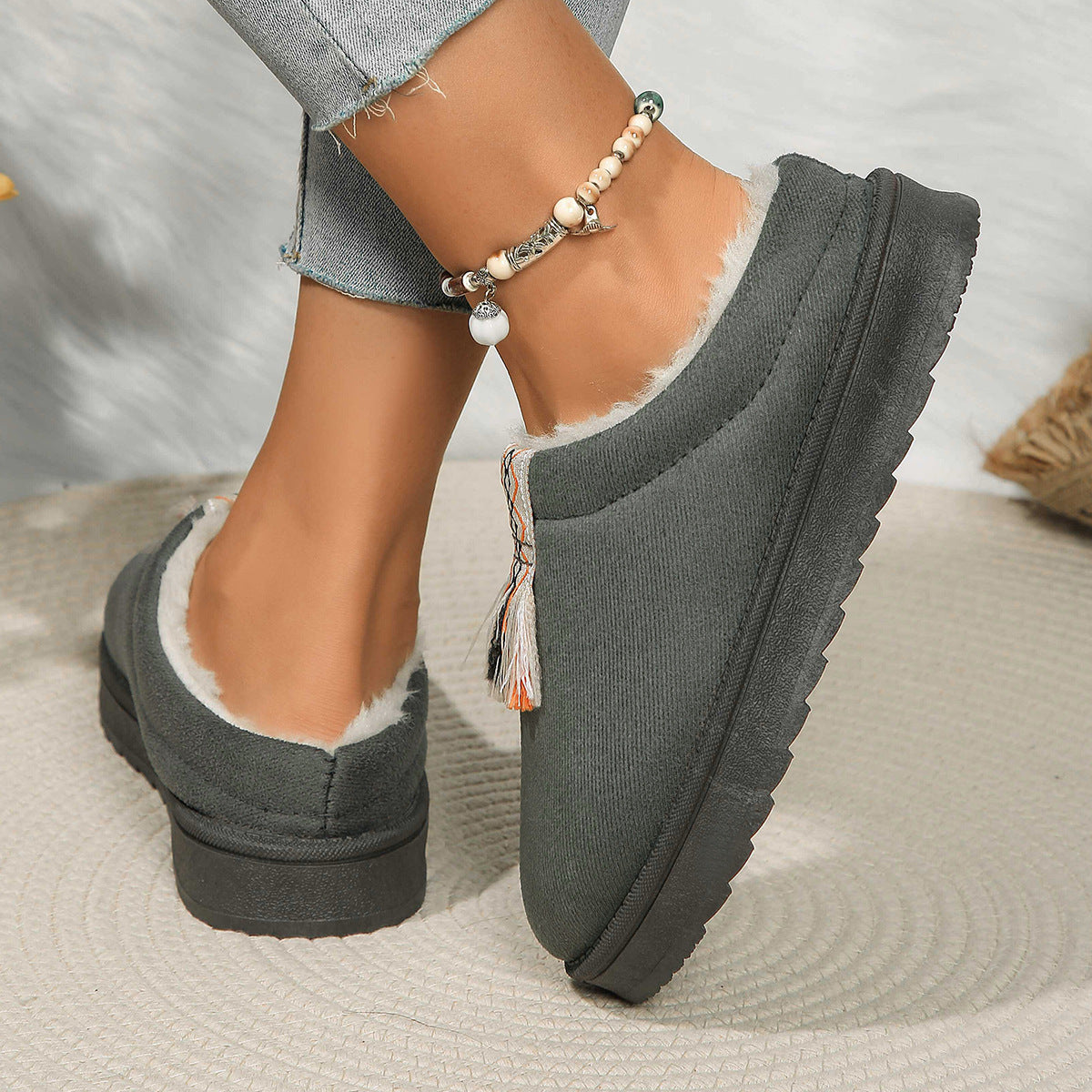 Winter Plush Home Slippers