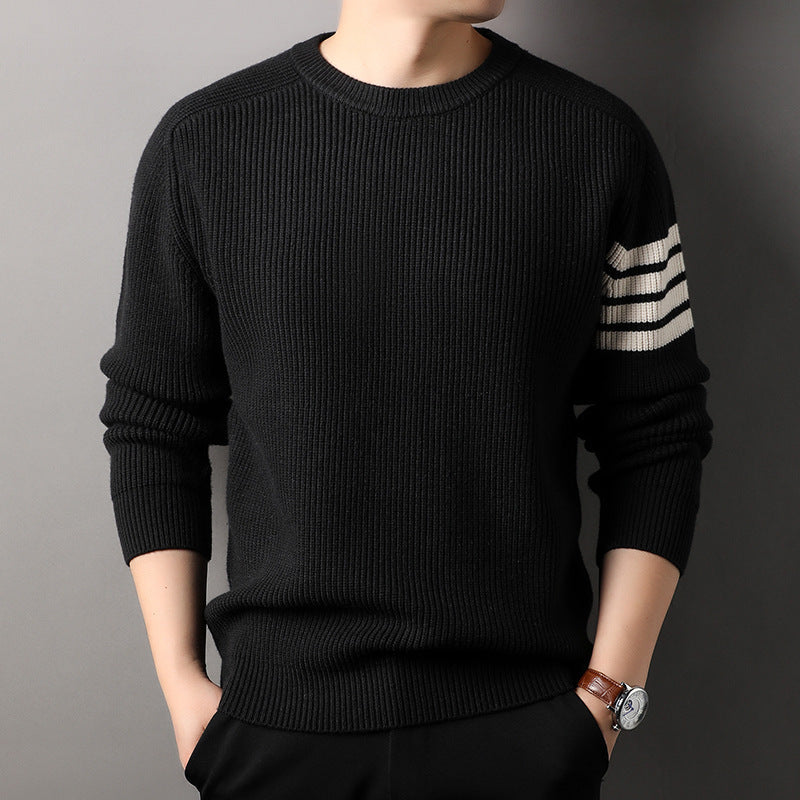 Men's Loose-fitting Pullover Round-Neck Shirt