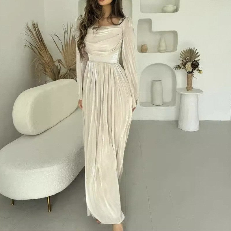 Slim-fitting High Waist Dress