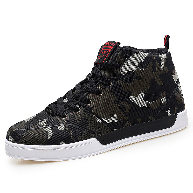 High-top Camouflage Shoes