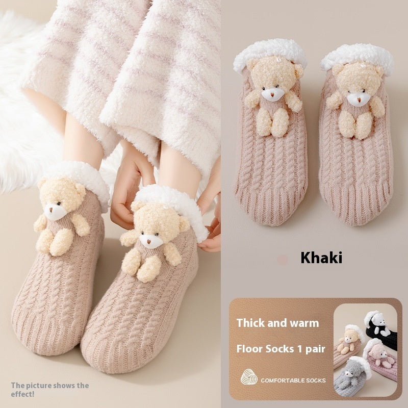 Women's Thick Socks Winter Fleece Lined