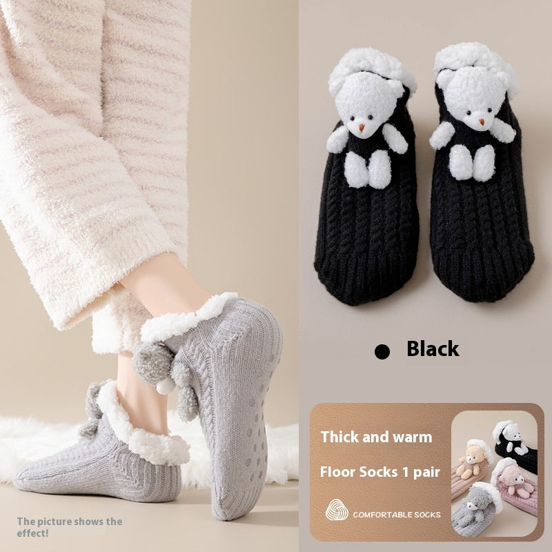 Women's Thick Socks Winter Fleece Lined