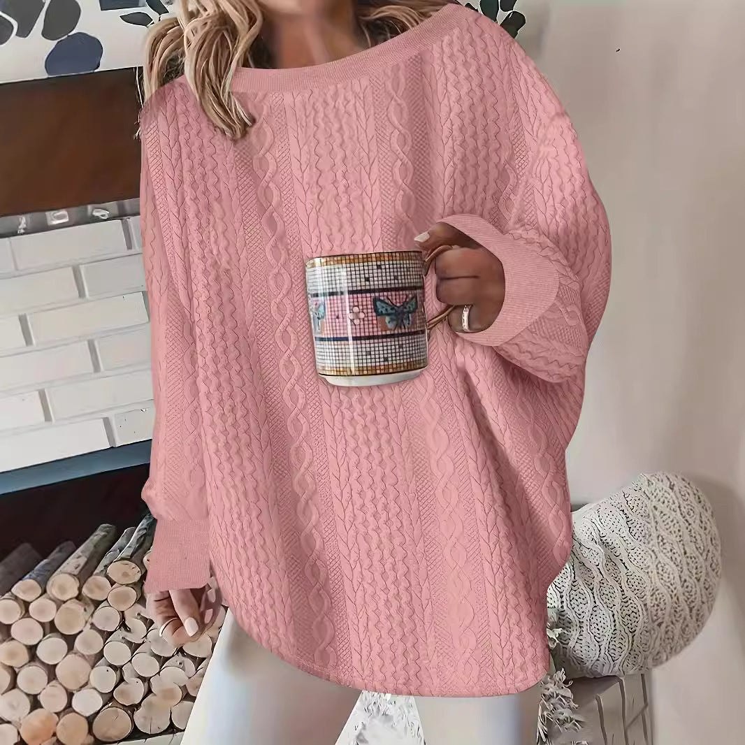 Lazy Loose Pullover Sweatershirt