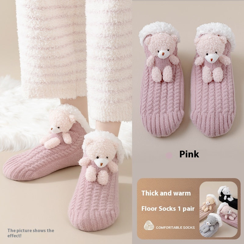 Women's Thick Socks Winter Fleece Lined