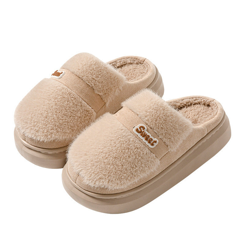 Warm Fashion Interior Home Couple Cotton Slippers