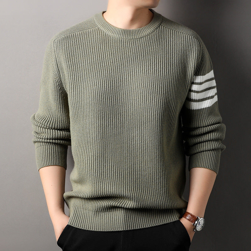 Men's Loose-fitting Pullover Round-Neck Shirt