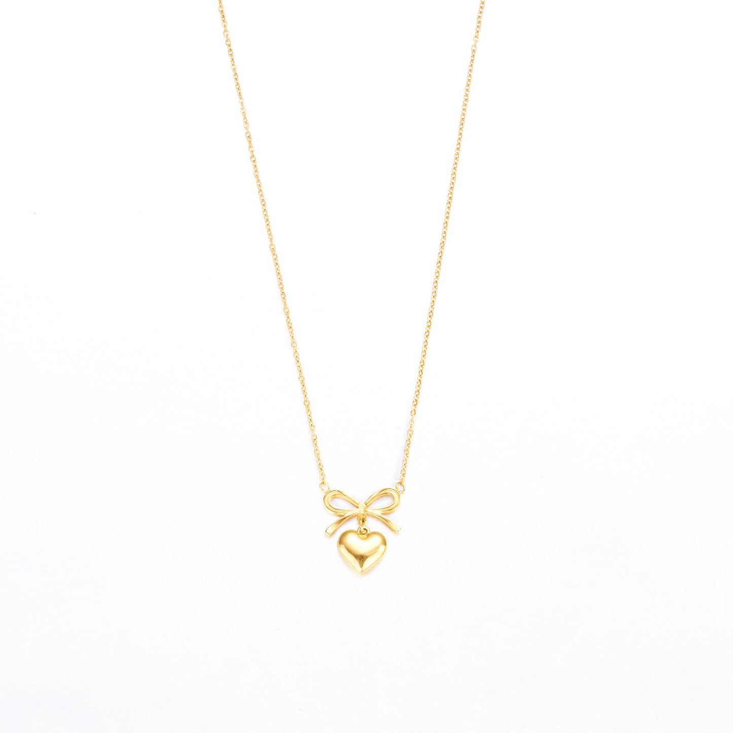 Bowheart Love Stainless Steel Necklace