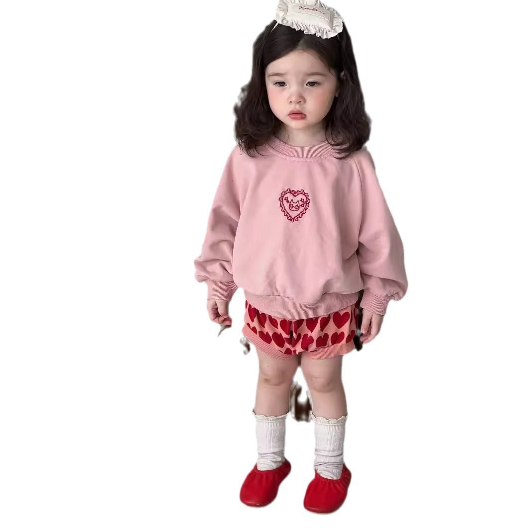 Kids Sweater Two-piece Clothing