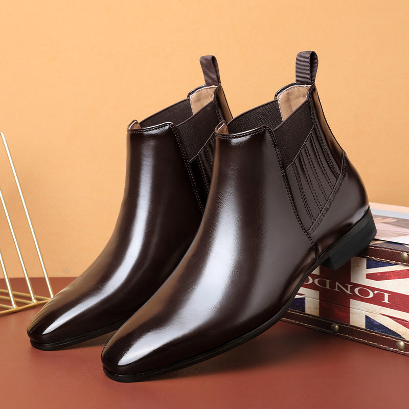 Business Formal Leather style Boots For Men