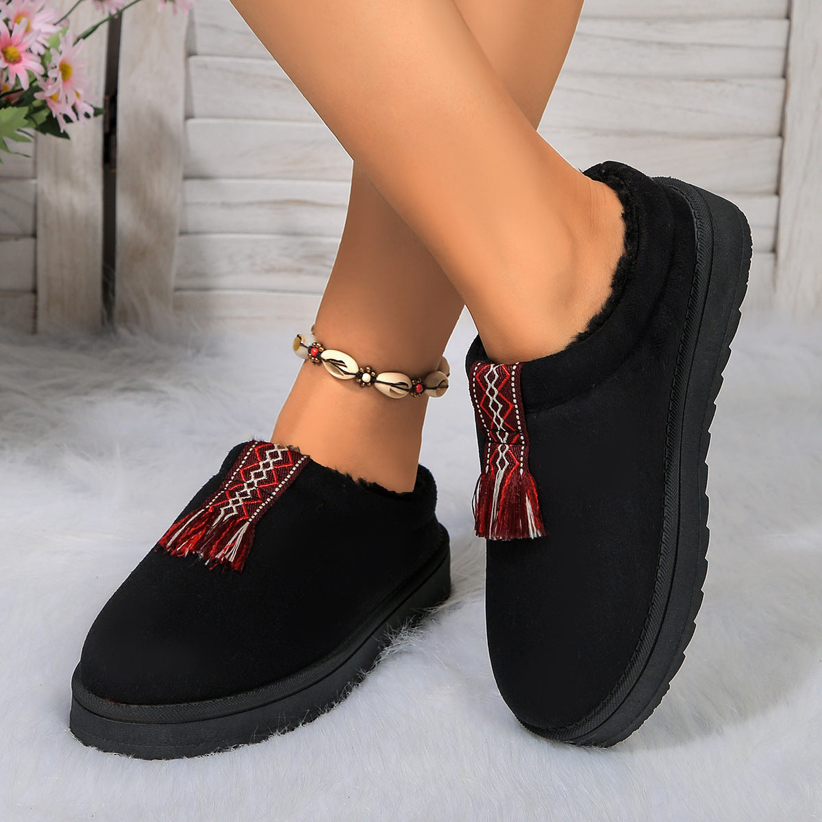 Winter Plush Home Slippers