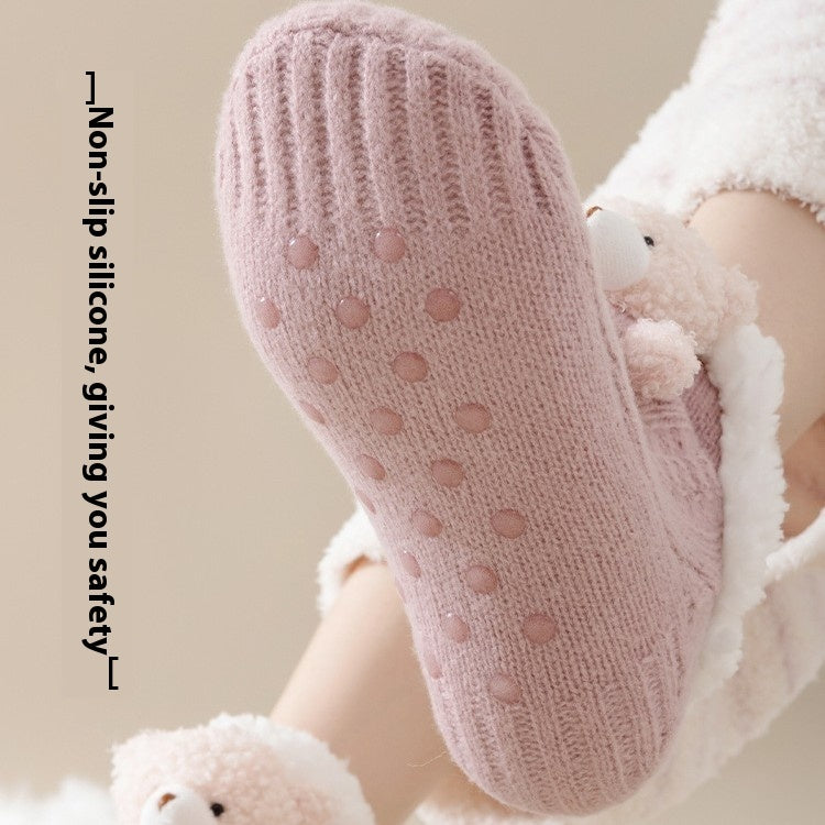 Women's Thick Socks Winter Fleece Lined