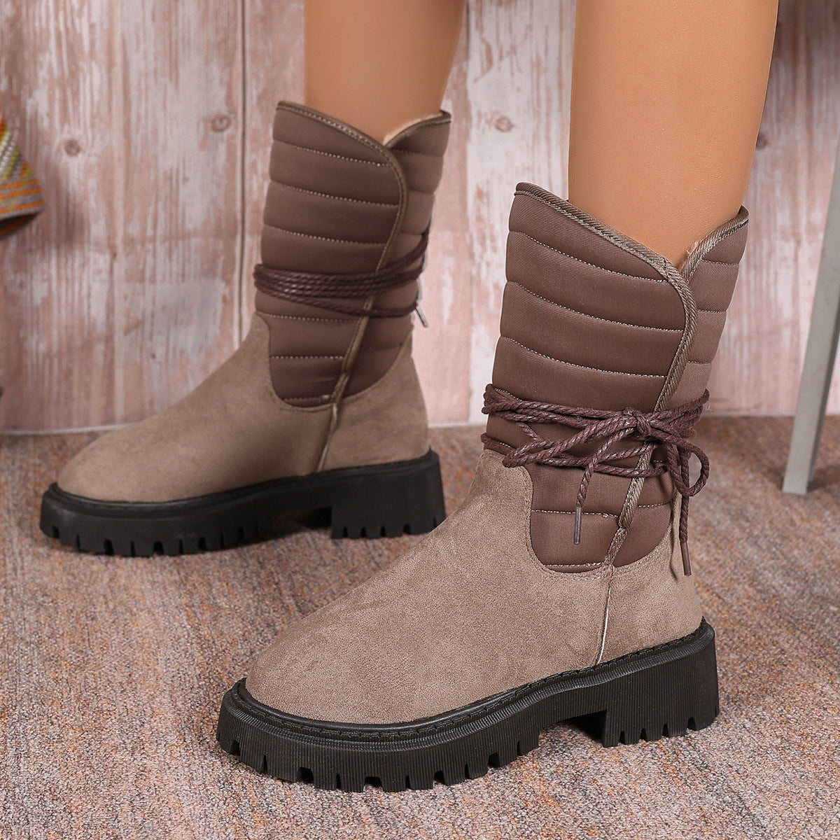 Women's Mid-calf Snow Boots