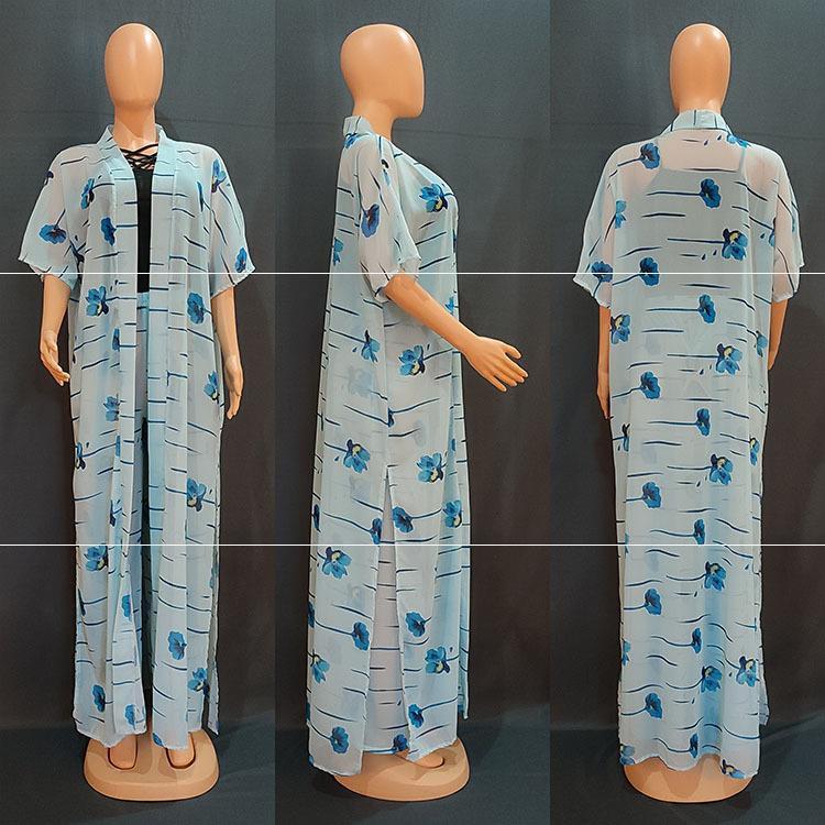 African Women 3 Piece Set Tank Robe