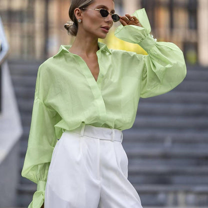 Long Sleeves Loose Shirt